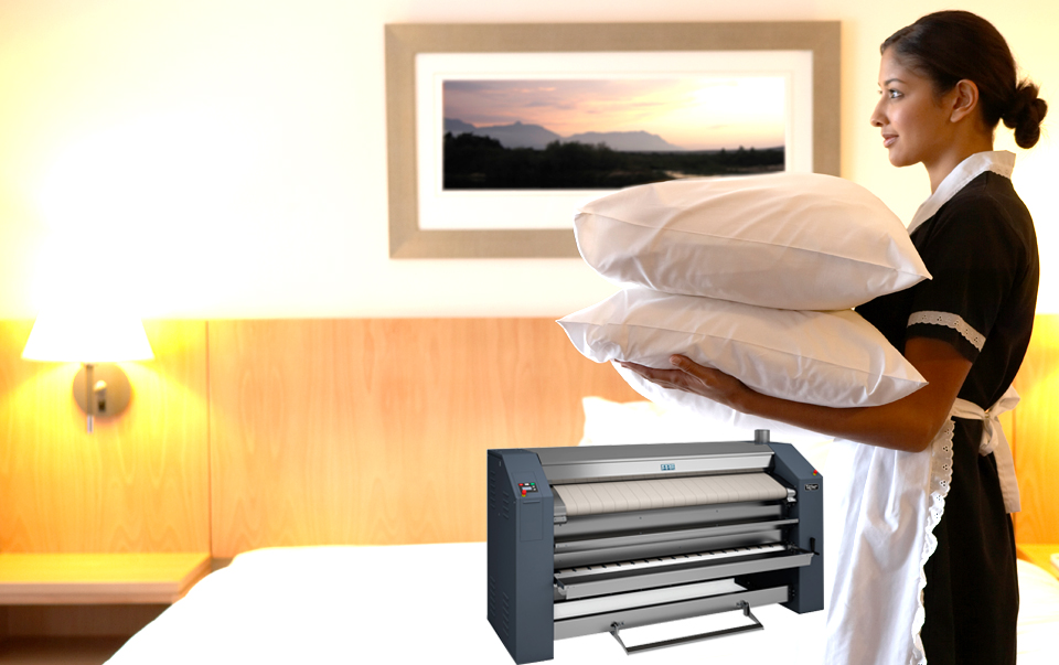 Unimac, planchas para acabados planos de lavandería